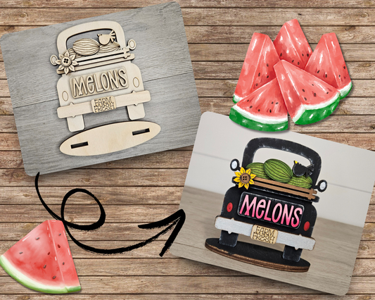 Watermelon Truck Shelf Sitter | #4964
