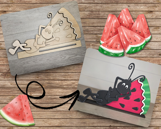Lounging Ant Shelf Sitter | Watermelon | #4818