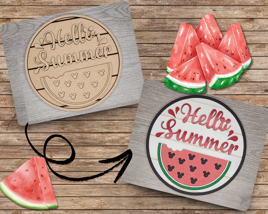 Summer Watermelon Sign | #2840