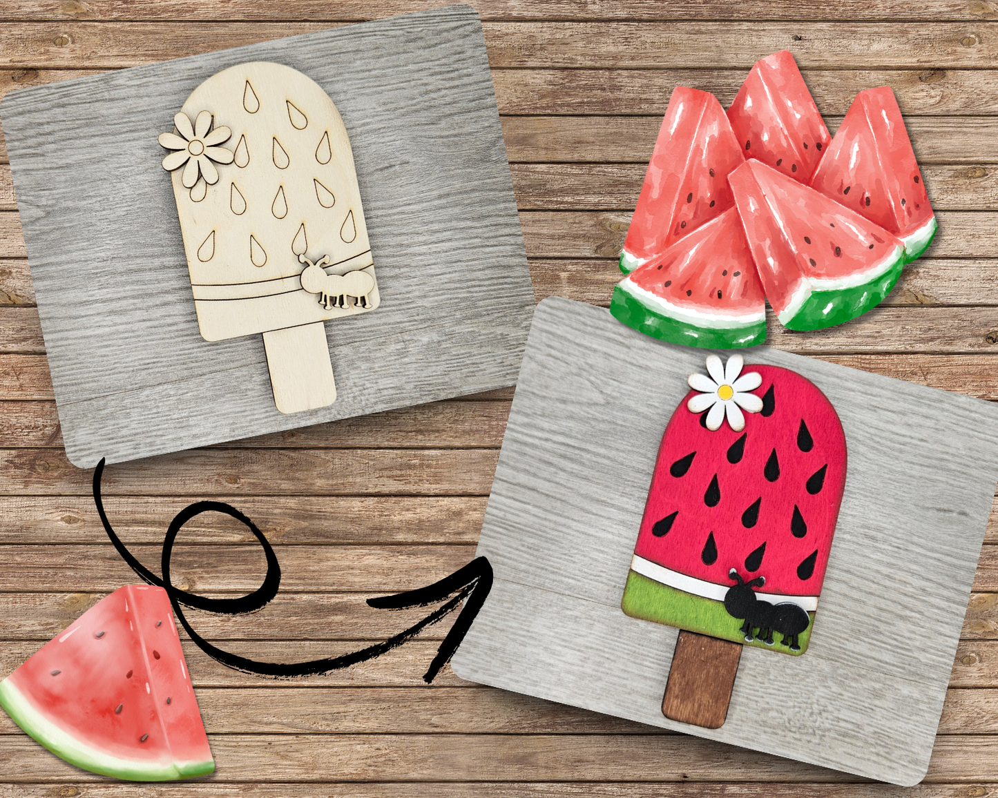 Watermelon Popsicle | #4199