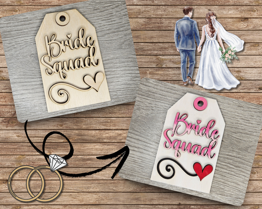 Bride Squad Tag | #4023
