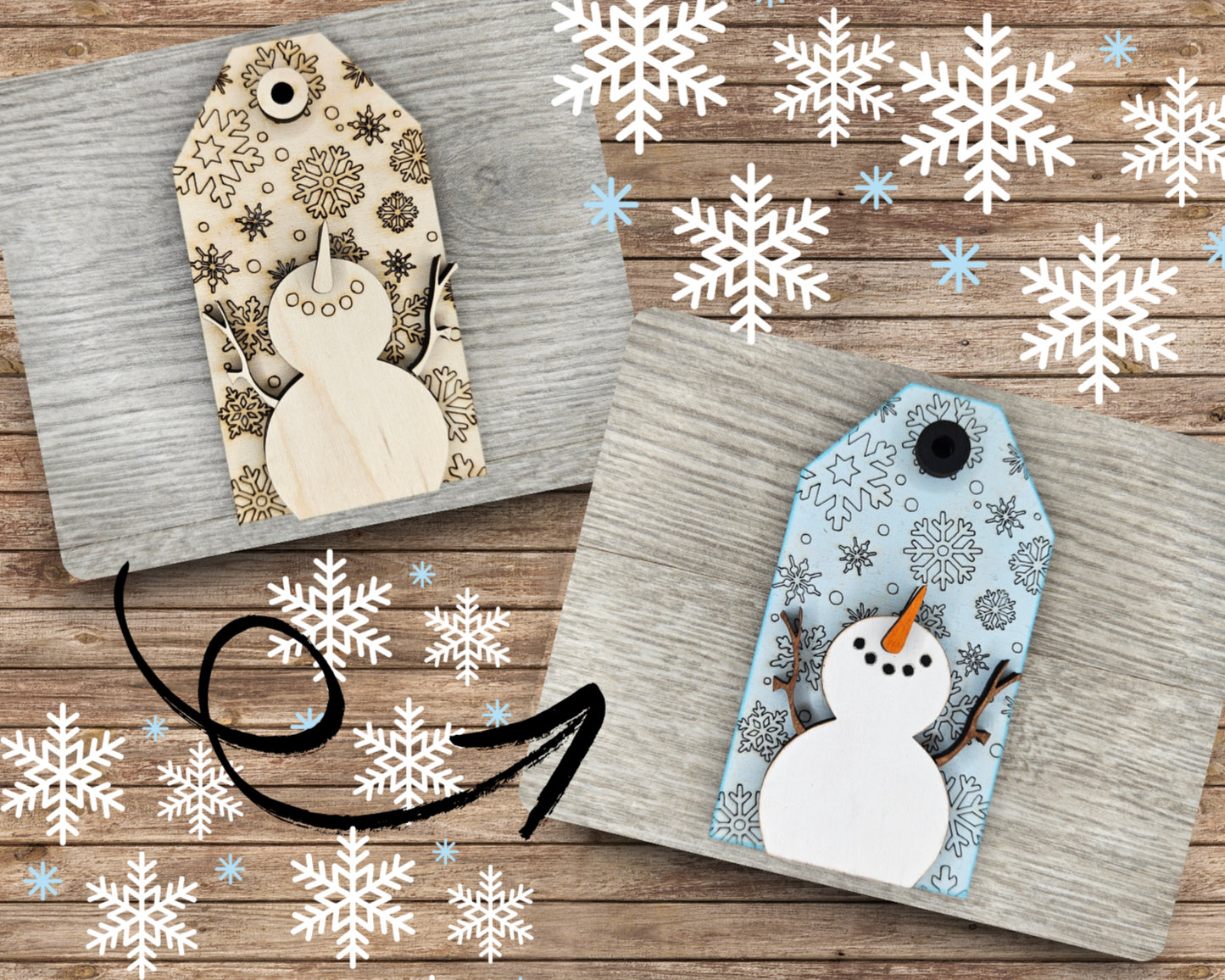 Snowman Tag | #4116