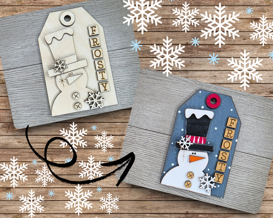 Frosty Snowman Tag | #5003