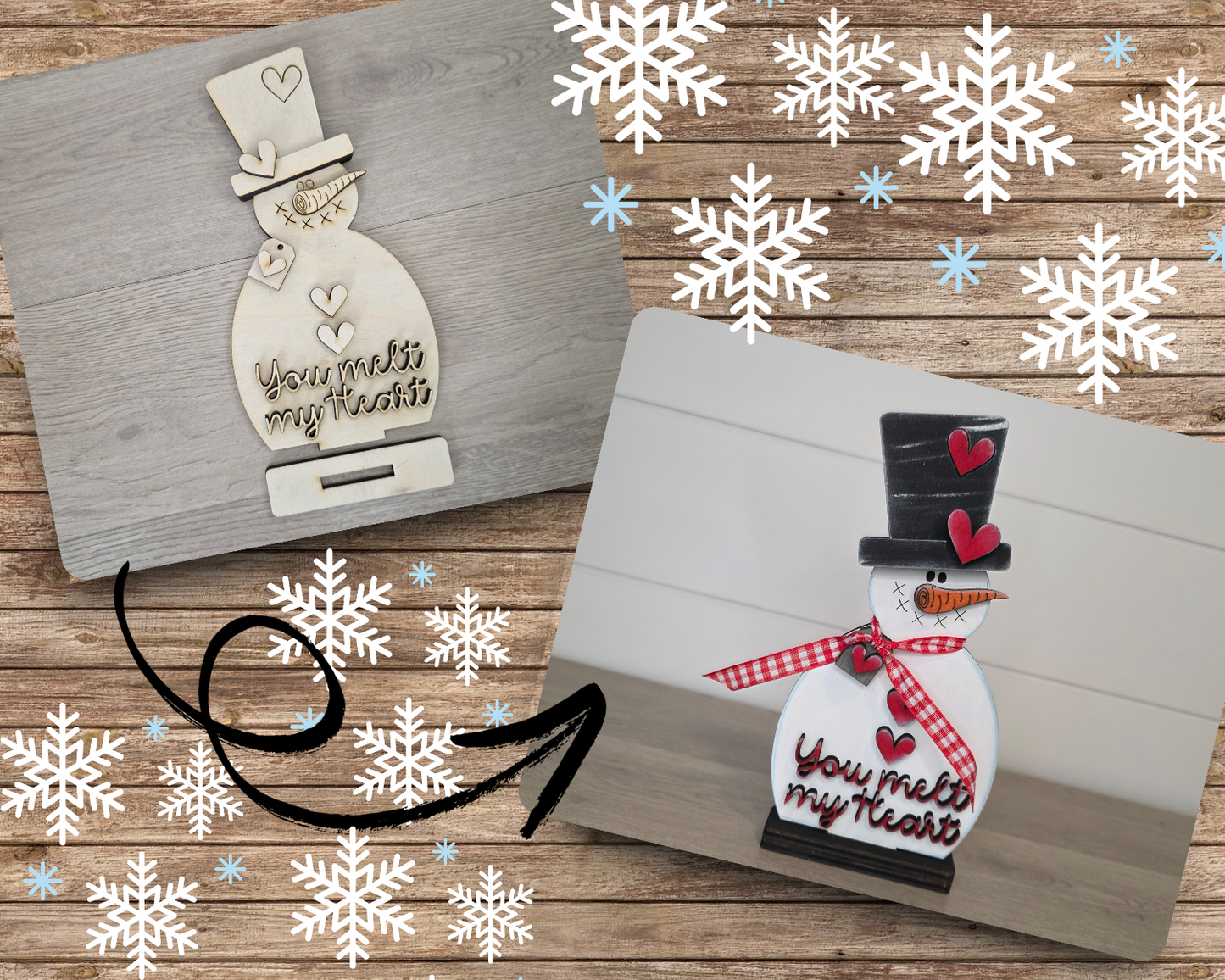 Snowman Shelf Sitter | #3573