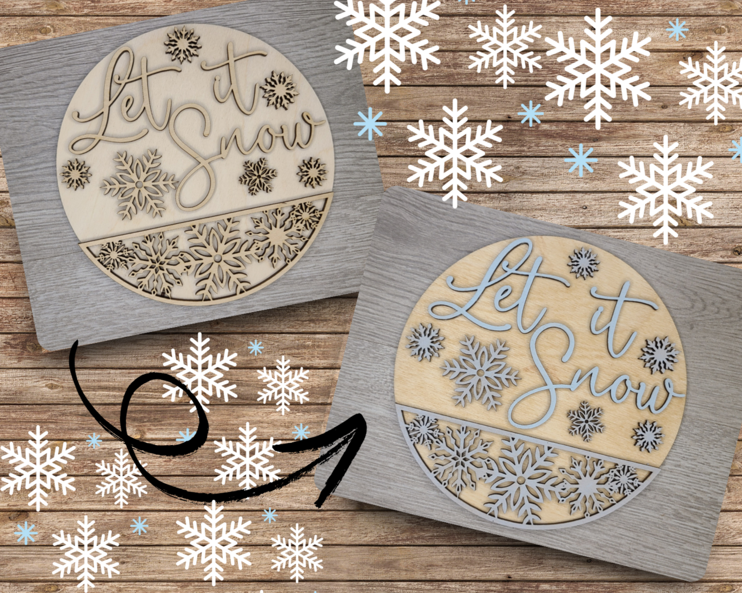 Let it Snow Sign | #3337