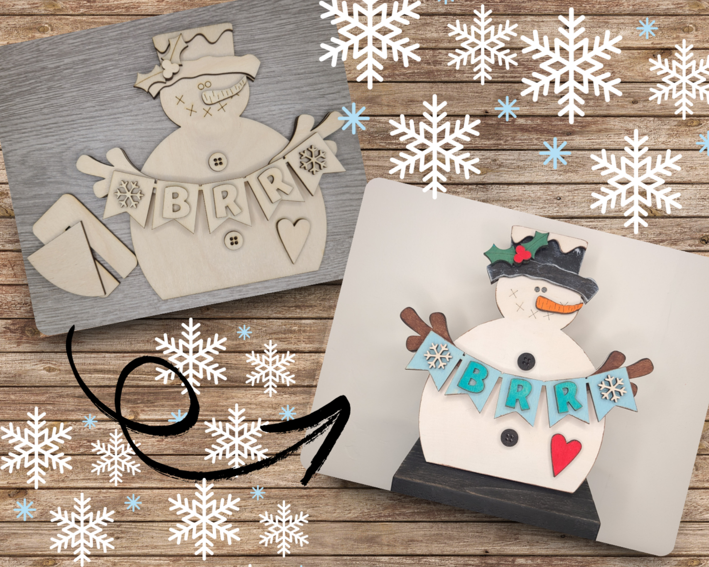 Snowman Shelf Sitter | #3806