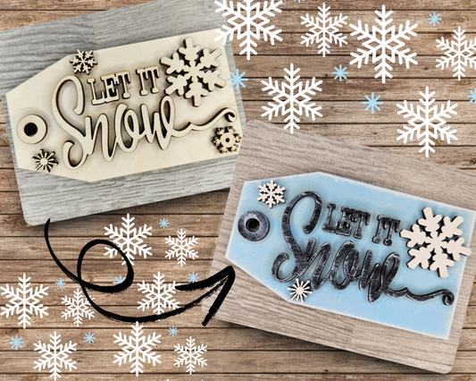 Let it Snow Tag | #3918