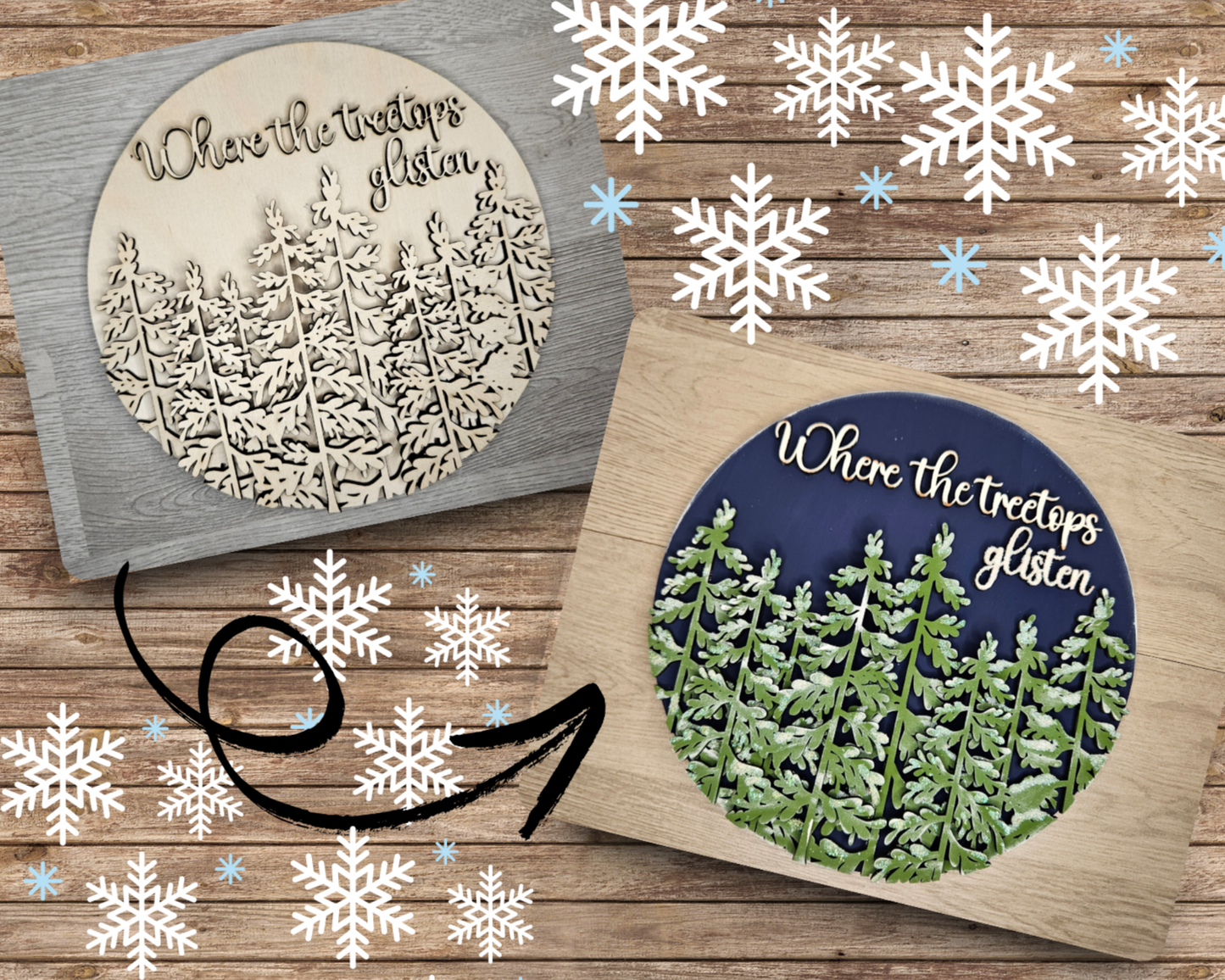 Where Treetops Glisten | #4537