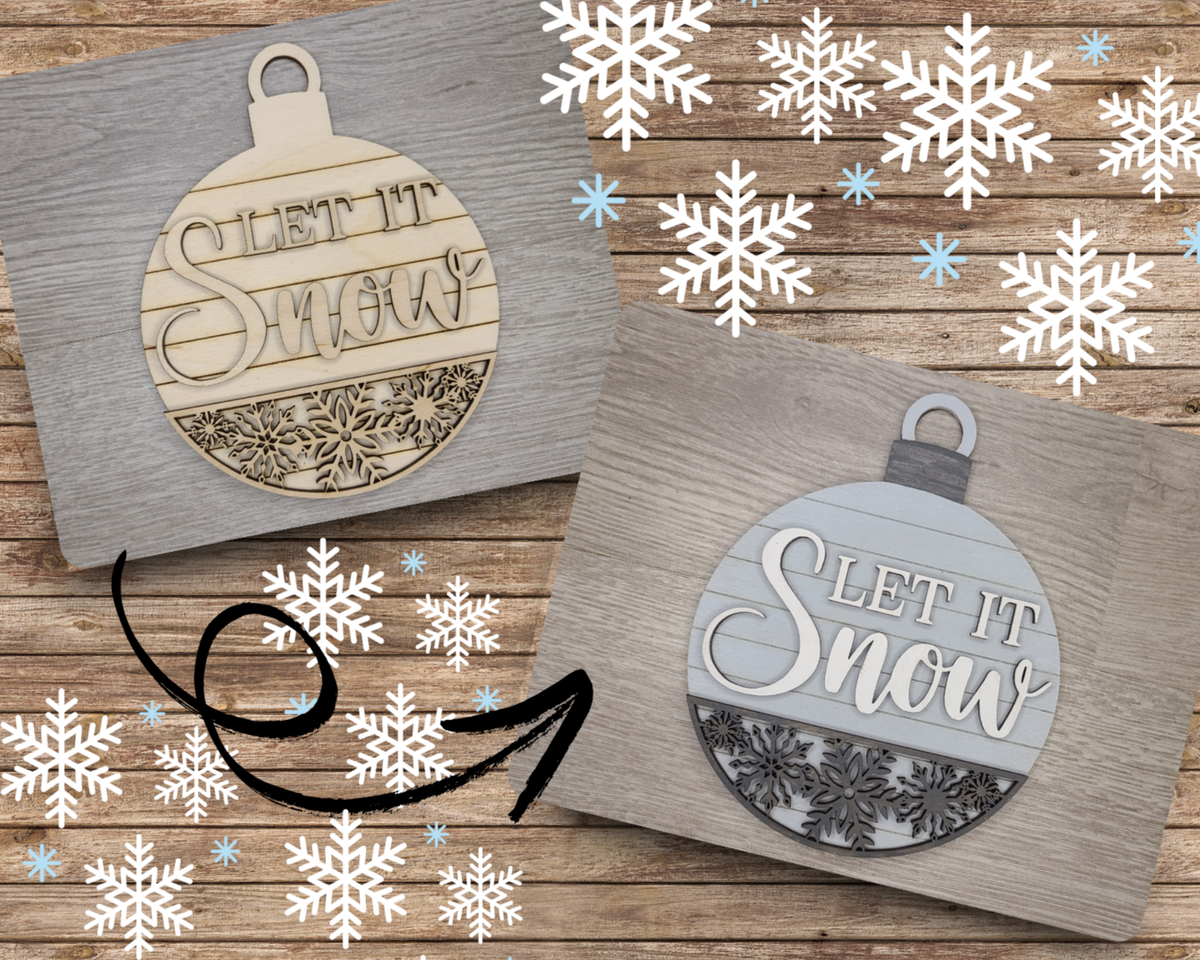 Let it Snow Ornament | #3330