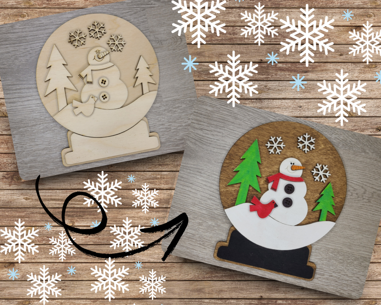 Snowman Globe | #3538