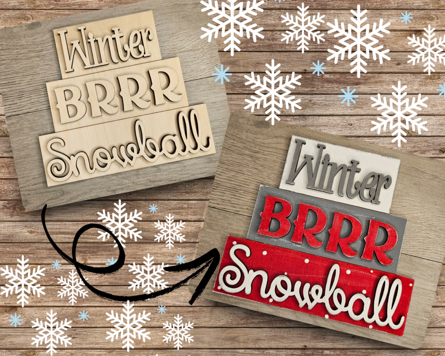 Winter Word Stacker | #4743