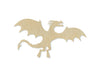 Flying Dragon wood cutouts animal cutouts Castle Fairy Tale DIY Paint kit #1488 - Multiple Sizes Available - Unfinished Wood Cutout Shapes