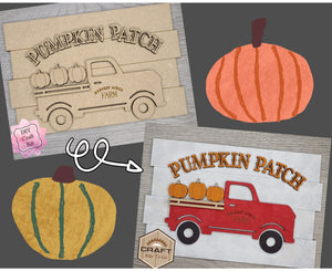 Pumpkin Farm | Halloween Decor | Halloween Crafts | Fall Crafts | DIY Craft Kits | Paint Party Supplies | #2961