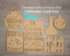 Its October Witches Halloween Decor Craft Kit DIY Paint kit #2912 - Multiple Sizes Available - Unfinished Wood Cutout Shapes