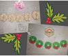 Christmas Wreath Bunting | Banner | Christmas Décor | Christmas Crafts | Holiday Activities | DIY Craft Kits | Paint Party Supplies | #2890