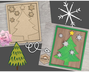Christmas Tree | Christmas Decor | Christmas Crafts | Holiday Activities |  DIY Craft Kits | Paint Party Supplies | #2889