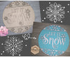Let it Snow | Winter Decor | Winter Crafts | DIY Craft Kits | Paint Party Supplies | #3204