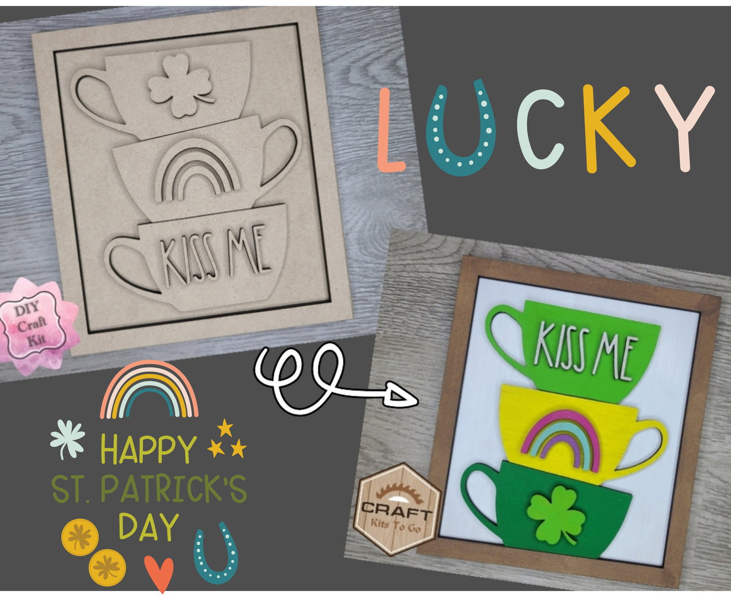 St Patrick's Day Mugs | #3134