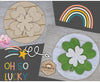 Shamrock | St. Patrick's Day Crafts | DIY Craft Kits | Paint Party Supplies | #3165