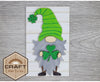 St. Patrick's Day Gnome Craft Kit DIY Paint Party Kit #3265 Multiple Sizes Available - Unfinished Wood Cutout Shapes