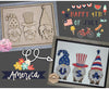 USA Gnomes | Patriotic Gnomes | 4th of July Gnomes | 4th of July Decor | Summer Crafts | DIY Craft Kits | Paint Party Supplies | #3272