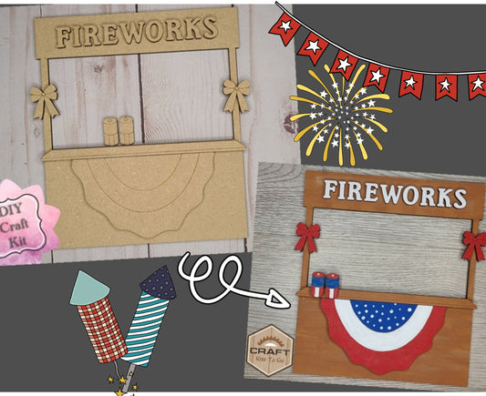 4th of July Firework Stand | #2640