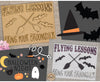 Flying Lessons | Witch | Halloween Decor | Halloween Crafts | DIY Craft Kits | Paint Party Supplies | #2913