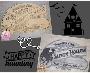 Sleepy Hallow | Halloween Decor | Halloween Crafts | DIY Craft Kits | Paint Party Supplies | #3142