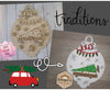 Christmas Vacation Wagon | Christmas Decor | Christmas Crafts | Holiday Activities |  DIY Craft Kits | Paint Party Supplies | #2481