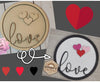 Love | Valentine's Day Crafts | Valentine Gift | Valentine Decor | DIY Craft Kits | Paint Party Supplies | #2492