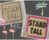 Stand Tall Flamingo DIY Craft Kit #2544 Multiple Sizes Available - Unfinished Wood Cutout Shapes