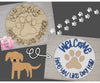 Hope you Like dog Hair | Dog Welcome Sign | Pets | Dog House Sign | Crafts | DIY Craft Kits | Paint Party Supplies | #3009