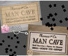 Man Cave Father's Day DIY Craft Kit #2872 - Multiple Sizes Available - Unfinished Wood Cutout Shapes