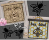 Bee Kind Craft Kit Bee Decor Honey Bee Craft Kit #2684 - Multiple Sizes Available - Unfinished Wood Cutout Frames