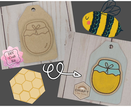 Jar of Honey Tag | #2685