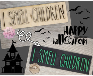 I Smell Children | Hocus Pocus | Halloween Decor | Halloween Crafts | DIY Craft Kits | Paint Party Supplies | #2283