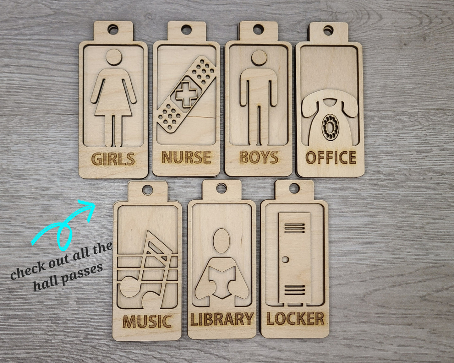 School Hall Pass | #3298