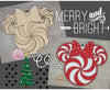 Double Sided Christmas Ornament | Christmas Décor | DIY Craft Kits | Paint Party Supplies | #3334