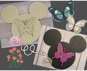 Home Interchangeable Sign | Interchangeable Piece | BUTTERFLY | #2221