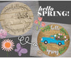 Hello Spring Truck | Welcome Sign | Spring Crafts | DIY Craft Kits | Paint Party Supplies | #3381