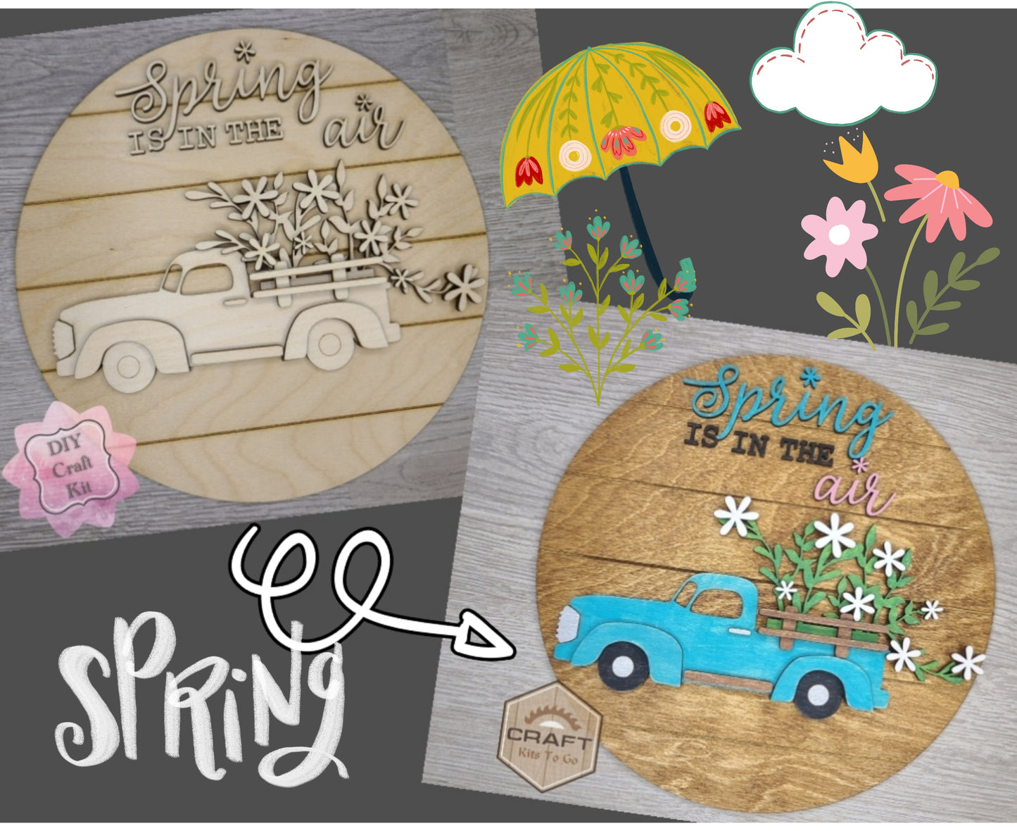 Spring is in the air Flower Truck | #3388