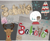 Believe | Grinch | Christmas Decor | Christmas Crafts | Holiday Crafts | DIY Craft Kits | Paint Party Supplies | #3451