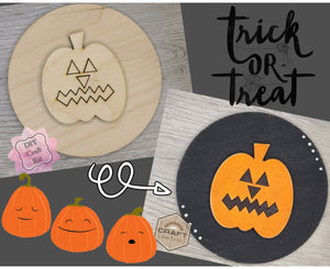 Pumpkin | Halloween Decor | Halloween Crafts | DIY Craft Kits | Paint Party Supplies | #3533