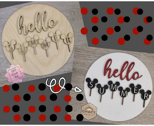 Hello Summer Sign | #2823