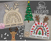 Christmas Holiday Macramé kit | Reindeer | Christmas Crafts | Holiday Activities | DIY Craft Kits | Paint Party Supplies | #3590