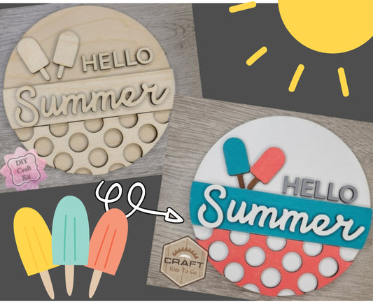 Hello Summer Sign | #3116