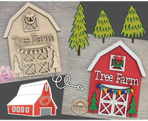Christmas Tree Farm | Christmas Activities | Christmas Crafts | Holiday Activities | DIY Craft Kits | Paint Party Supplies | #3526