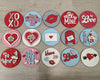 XOXO Valentine Craft Kit Valentine DIY Craft Paint Kit  #3632 Multiple Sizes Available - Unfinished Wood Cutout Shapes
