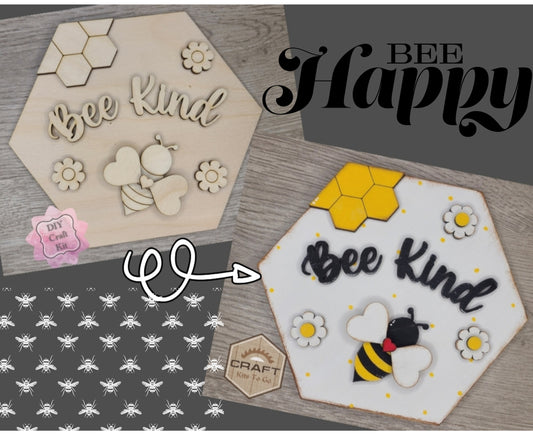 ** SHOW OVERSTOCK SALE** MINI KIT Bee Kind Sign | #3515