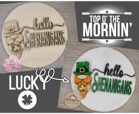 St. Patrick's Day Gnome | #3625